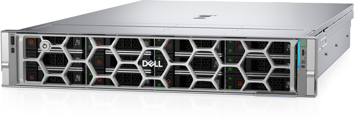 DELL R570 Server 1,92 TB Rack (2U) Intel Xeon 6 6517P 3,2 GHz 32 GB DDR5-SDRAM 1100 W