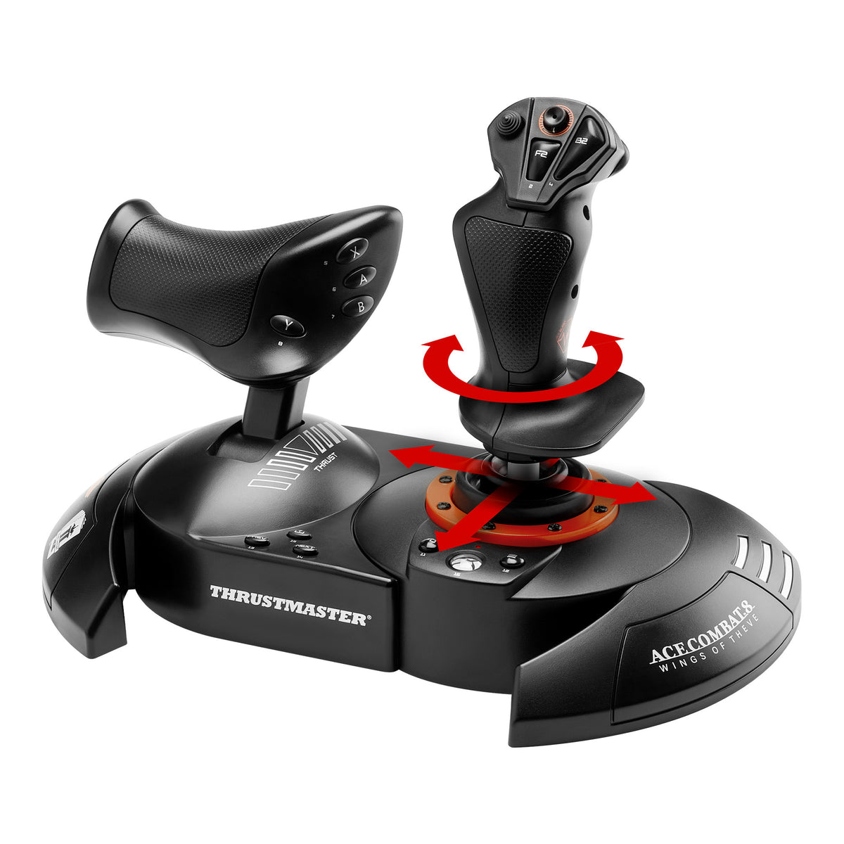 Thrustmaster T.Flight HOTAS NEO-X Ace Combat 8 Wings of Theve Edition Schwarz, Orange USB Flugsimulation Analog / Digital PC, Xbox One, Xbox Series S, Xbox Series X
