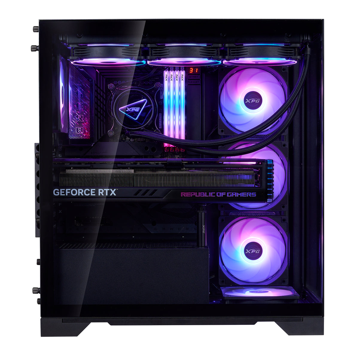 XPG INVADER X BTF MID-TOWER-GEHÄUSE Schwarz
