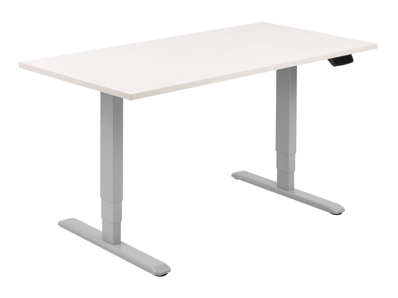 Equip ERGO Elektrisches-Sitz-Steh-Tischgestell, Doppelmotor, grau