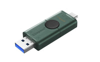 Kingston Technology DataTraveler DuoG2 USB-Stick 256 GB USB Type-A / USB Type-C 3.2 Gen 1 (3.1 Gen 1) Schwarz, Grün
