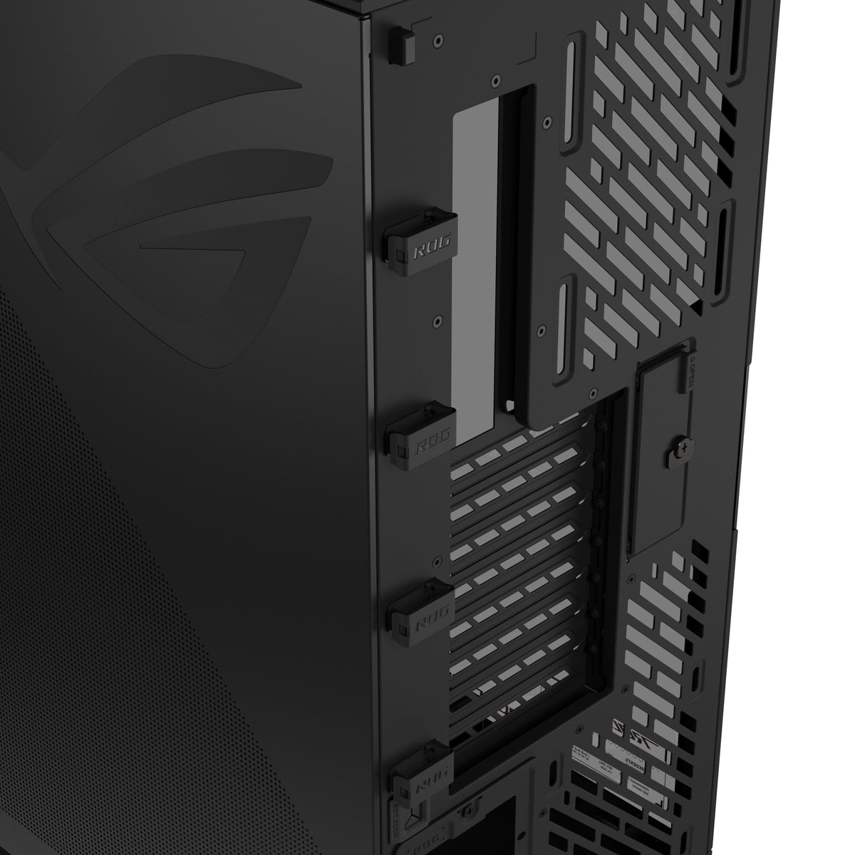 ASUS ROG CRONOX GR801 CURVE TG ARGB BLACK Midi Tower Schwarz