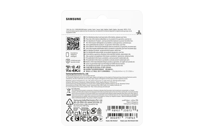 Samsung T9 microSDXC™ UHS-I Speicherkarte - 256 GB ‎ ‎