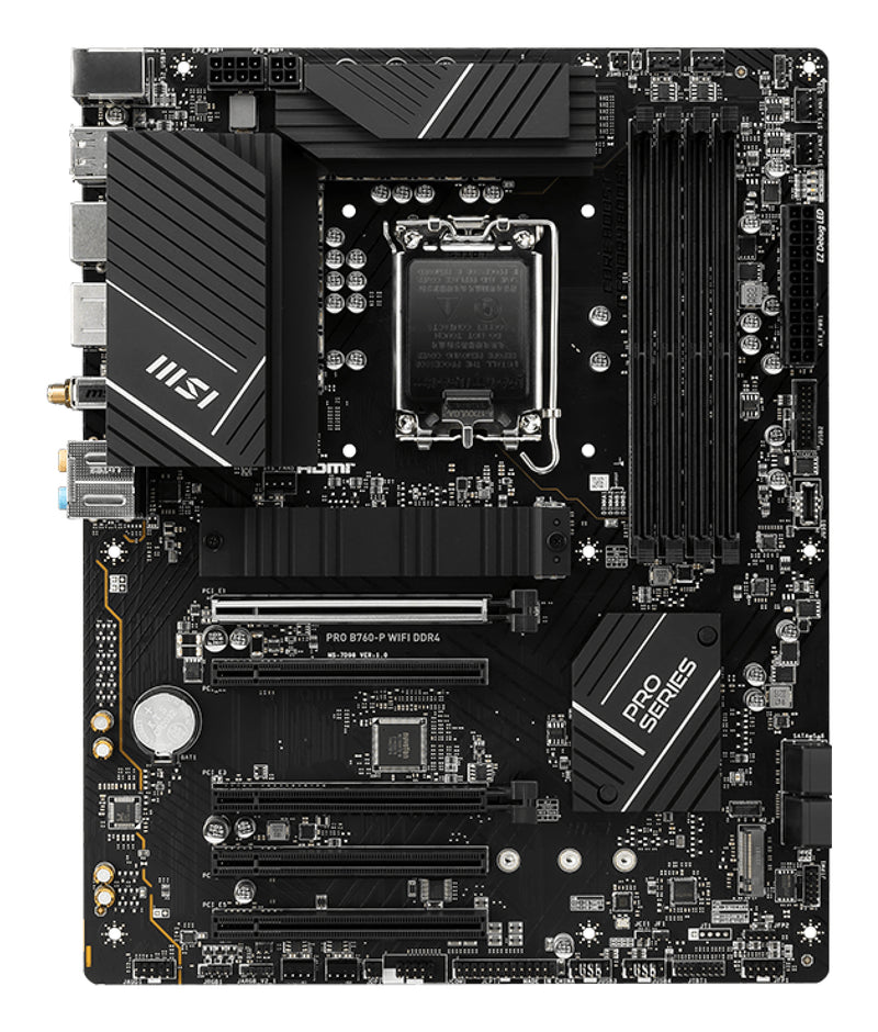 MSI PRO B760-P WIFI DDR4 Motherboard LGA 1700 ATX