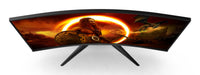AOC G2 CQ32G2SE/BK Computerbildschirm 80 cm (31.5") 2560 x 1440 Pixel 2K Ultra HD LED Schwarz, Rot
