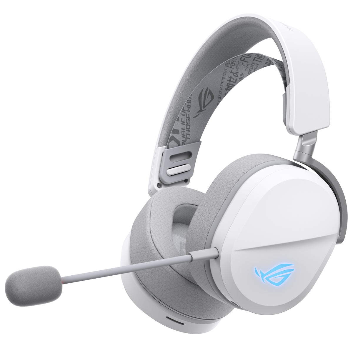 ASUS ROG Pelta Kopfhörer Verkabelt & Kabellos Kopfband Gaming USB Typ-C Bluetooth Weiß