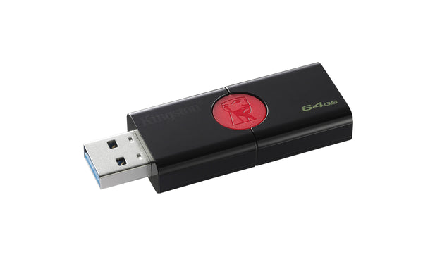 Kingston Technology DataTraveler 106 USB-Stick 64 GB USB Typ-A 3.2 Gen 1 (3.1 Gen 1) Schwarz, Rot