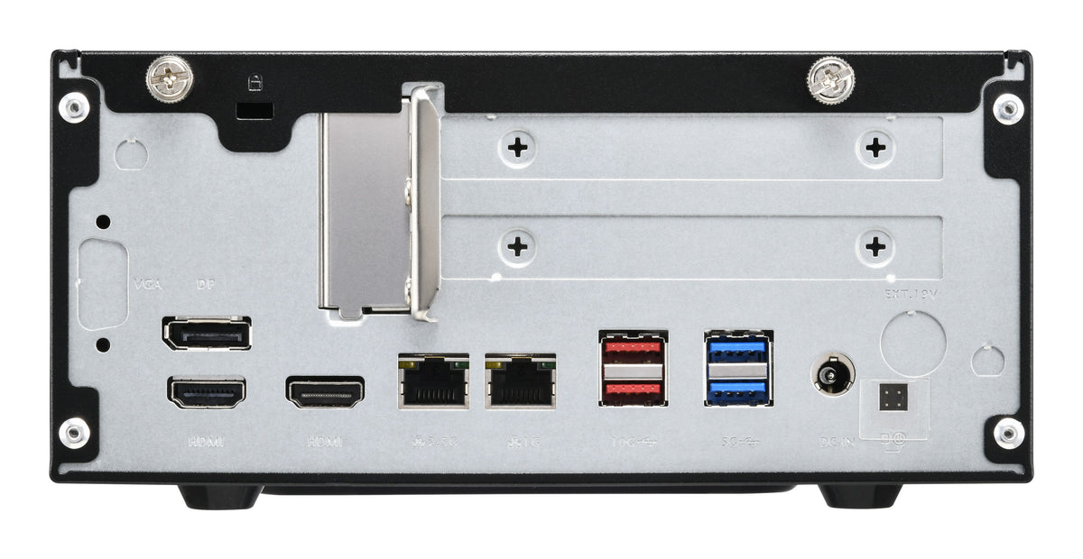 Shuttle XPC slim Barebone XB860G2 - S1851, Intel H860, 1xDP, 2xHDMI, 2 PCIe Slots (1x 16X & 1x X1), 2x Intel LAN (1G + 2.5G), 8x USB, 3x M.2, 24/7 Dauerbetrieb