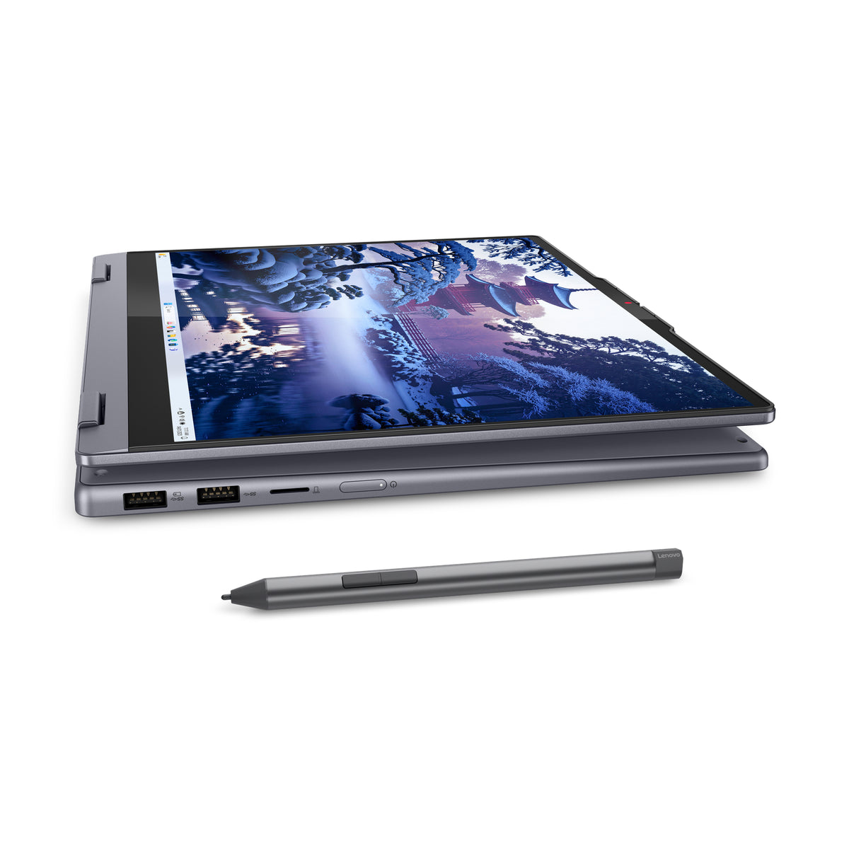 Lenovo IdeaPad 5 2-in-1 14IAL10 Intel Core Ultra 5 225H Hybrid (2-in-1) 35,6 cm (14") Touchscreen WUXGA 16 GB LPDDR5x-SDRAM 512 GB SSD Wi-Fi 7 (802.11be) Windows 11 Home Deutsch Grau