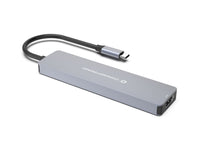 Conceptronic DONN28G 7-in-1 USB 3.2 Gen 1 Dockingstation, 4K60Hz HDMI, USB-A 5Gbps x 2, USB-C 5Gbps, SD, TF/MicroSD, 100W USB PD