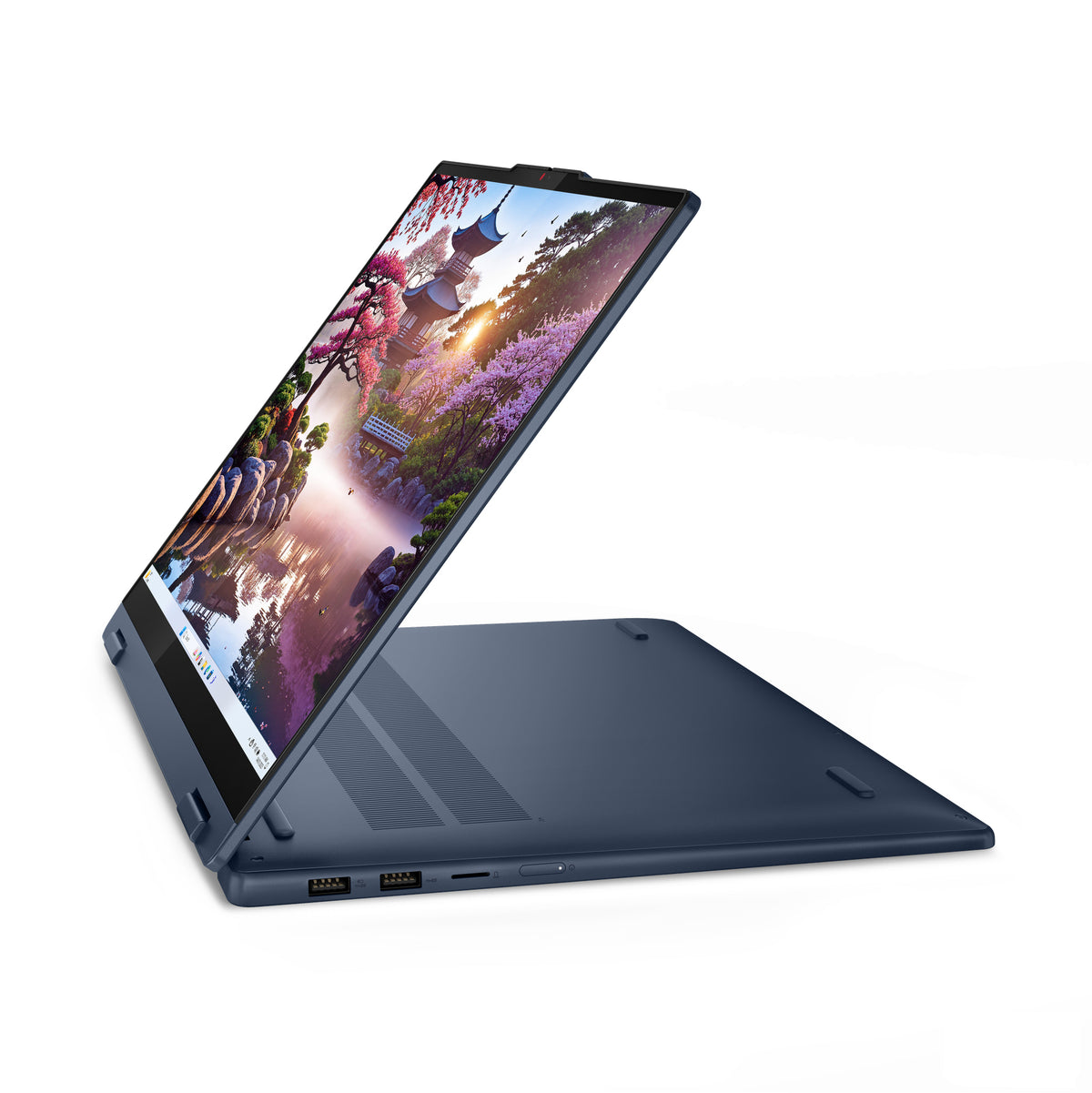 Lenovo IdeaPad 5 2-in-1 16AKP10 Copilot+ PC AMD Ryzen AI 5 340 Hybrid (2-in-1) 40,6 cm (16") Touchscreen WUXGA 16 GB LPDDR5x-SDRAM 512 GB SSD Wi-Fi 7 (802.11be) Windows 11 Home Blau Deutsch