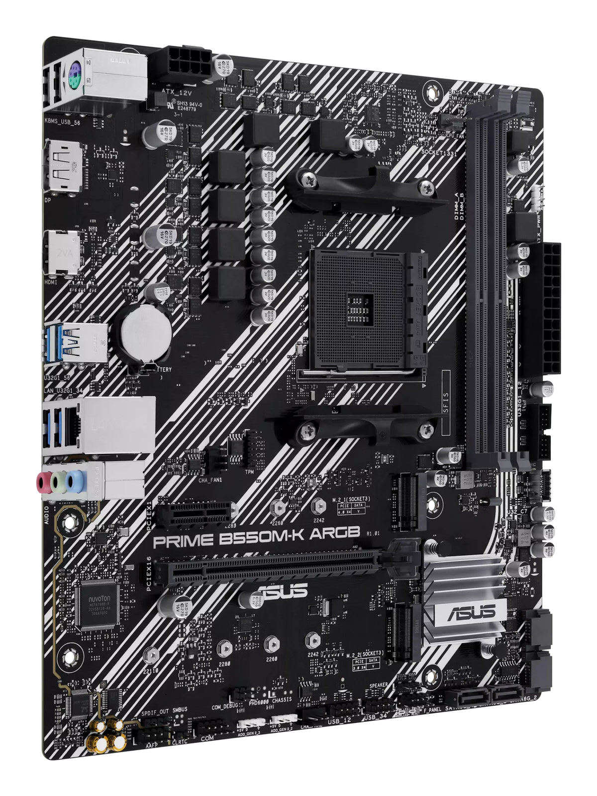ASUS PRIME B550M-K ARGB AMD B550 Sockel AM4 micro ATX