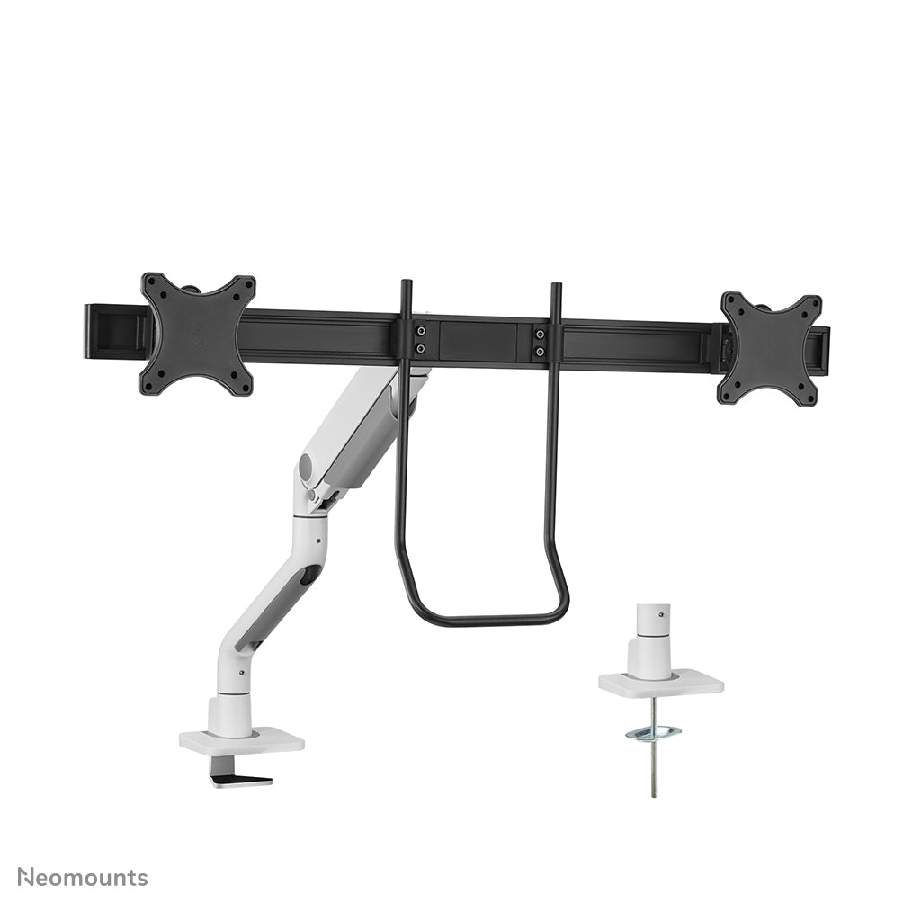 Neomounts DS75S-950WH2 Monitorarm 17-32" - Gasfeder - Topfix - 180°-Stopp
