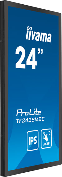 iiyama TF2438MSC-B1 Computerbildschirm 60,5 cm (23.8") 1920 x 1080 Pixel Full HD LED Touchscreen Schwarz