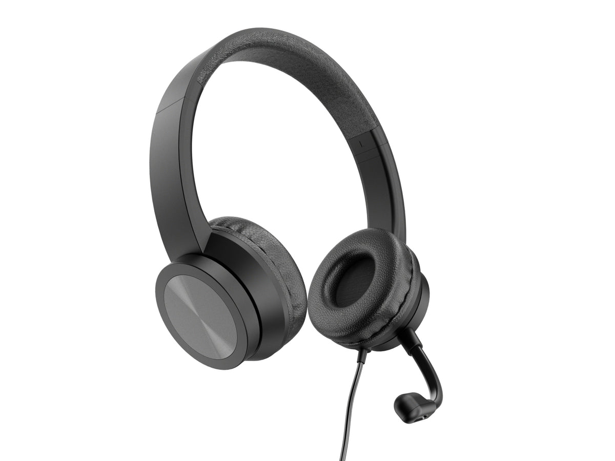 Conceptronic POLONA05B Stereo-USB-Headset, Geräuschreduzierendes Mikrofon