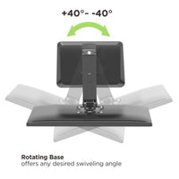 Techly ICA-LCD 35TS Flachbildschirm-Tischhalterung 81,3 cm (32") Tisch/Bank Schwarz