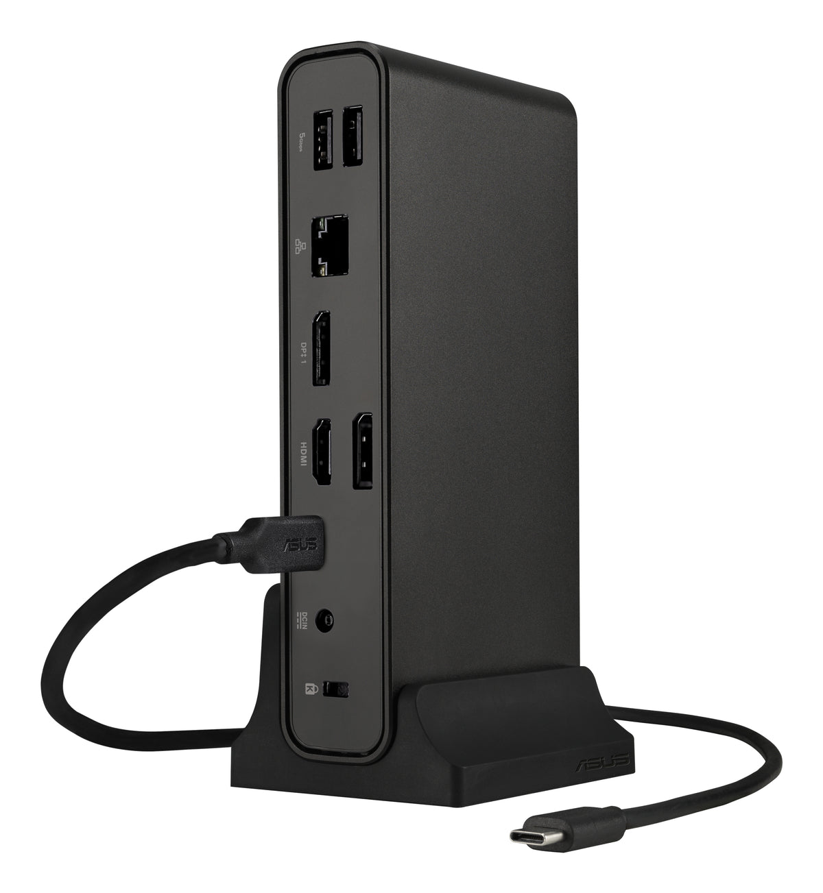 ASUS Triple Display USB-C Dock Duo DC301 Kabelgebunden Schwarz