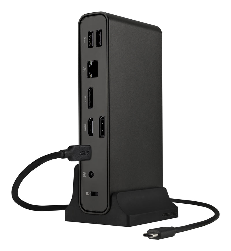 ASUS Triple Display USB-C Dock Duo DC301 Kabelgebunden Schwarz
