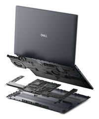 DELL Pro Precision 7 14 PW714260 Copilot+ PC Intel Core Ultra 7 366H Mobiler Arbeitsplatz 35,6 cm (14") Full HD+ 32 GB LPDDR5x-SDRAM 1 TB SSD NVIDIA RTX PRO 1000 Blackwell Wi-Fi 7 (802.11be) Windows 11 Pro Grau Schweiz