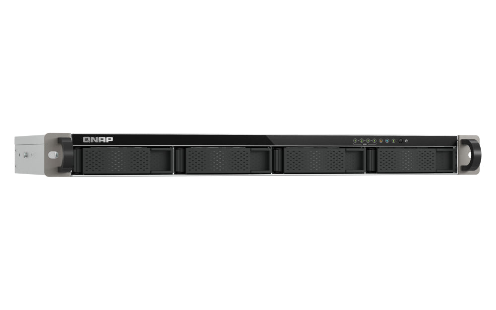 QNAP TS-433eU NAS Rack (1U) Cortex-A Cortex-A55 4 GB 0 TB QNAP Turbo System Schwarz