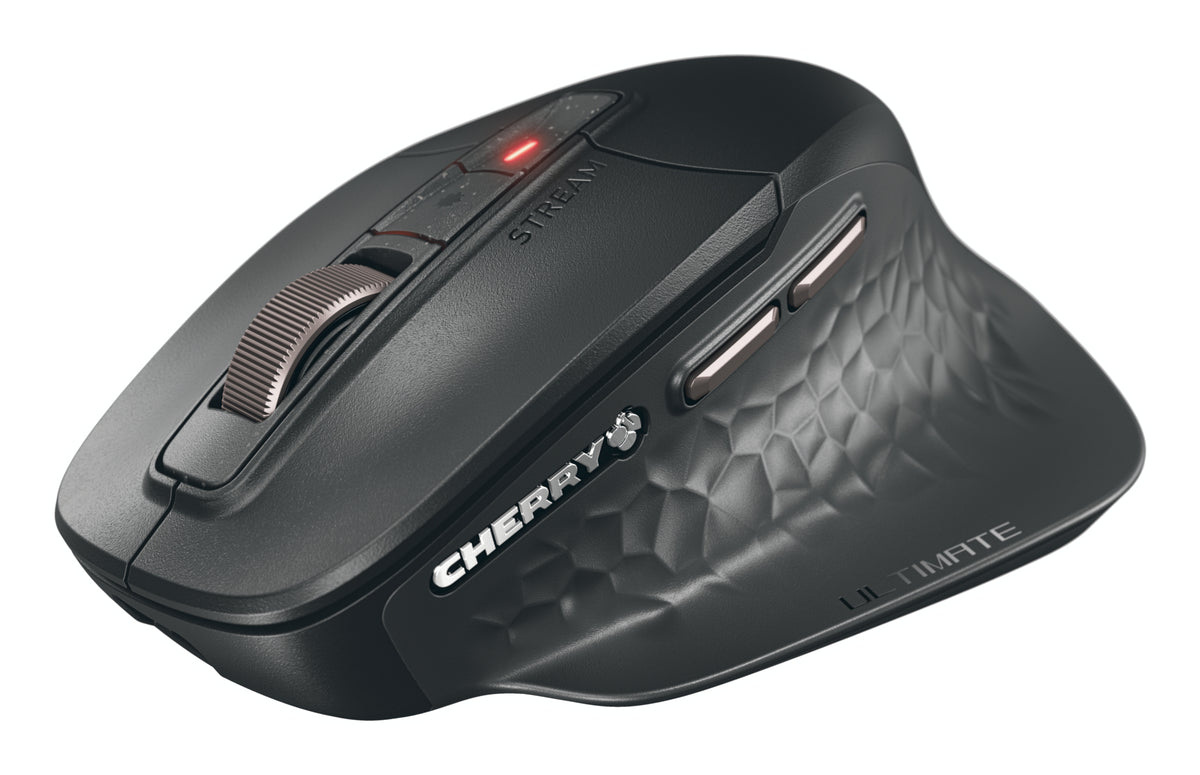 CHERRY Stream desktop ultimate Tastatur Maus enthalten Heimbüro USB + RF Wireless + Bluetooth QWERTZ Deutsch Schwarz