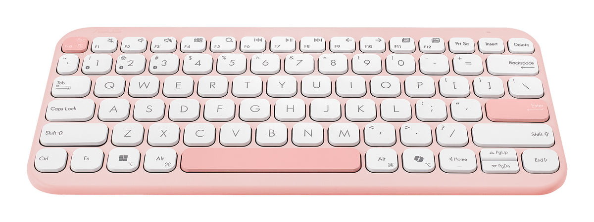 ASUS Marshmallow Keyboard KW100 Tastatur Haus Bluetooth QWERTZ Deutsch Pink