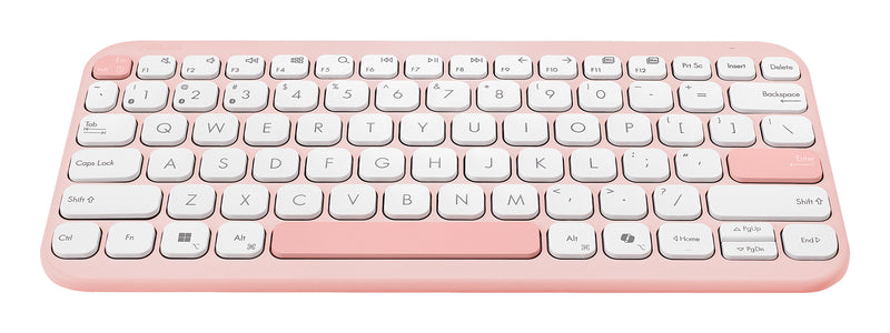 ASUS Marshmallow Keyboard KW100 Tastatur Haus Bluetooth QWERTZ Deutsch Pink