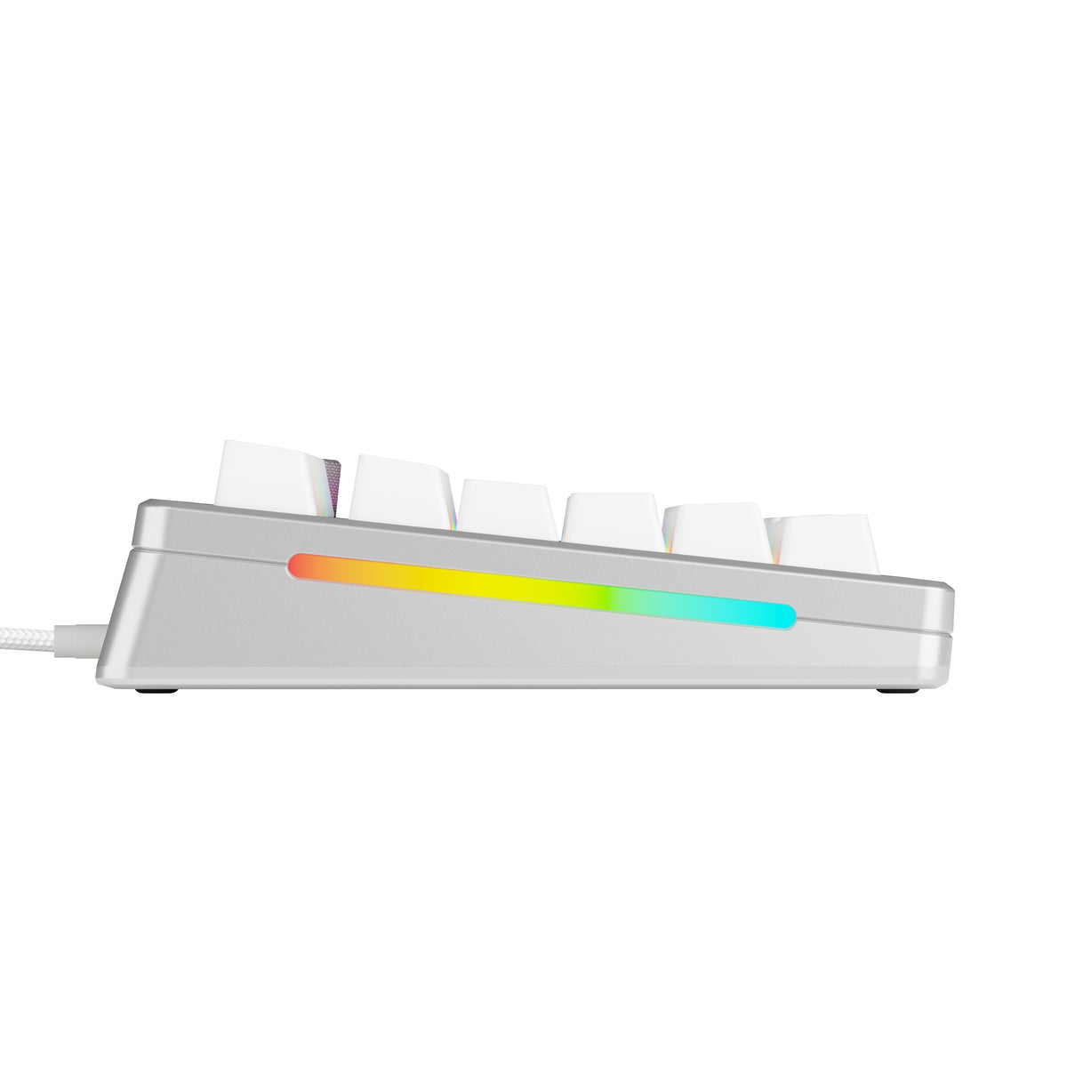 Glorious Gaming GMMK 3 PRO HE 75% Prebuilt Tastatur USB QWERTY US Englisch Silber