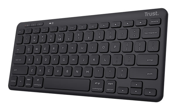 Trust Lyra Tastatur Büro USB + RF Wireless + Bluetooth Deutsch Schwarz