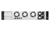 QNAP TS-855EU-RP NAS Rack (2U) Intel Atom® C5125 8 GB DDR4 0 TB QuTS hero Schwarz