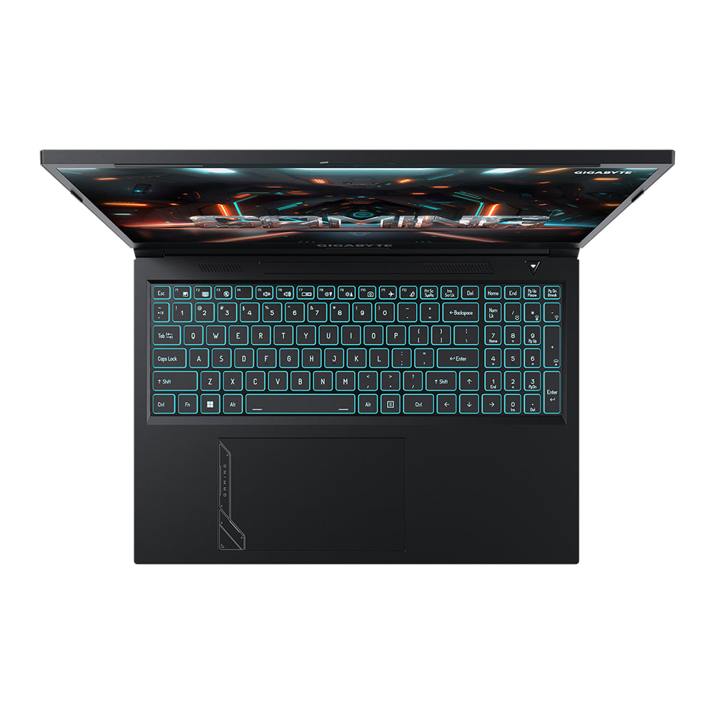 GIGABYTE G6 MF-H2DE854KH laptop Intel® Core™ i7 i7-13620H 40,6 cm (16") Full HD+ 16 GB DDR5-SDRAM 1 TB SSD NVIDIA GeForce RTX 4050 Wi-Fi 6E (802.11ax) Windows 11 Home Schwarz