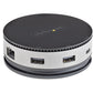 StarTech.com USB-C Multiport Adapter - USB 3.1 Gen 2 10 Gbit/s Mini-Dock Typ C mit 4K 60 Hz HDMI / DisplayPort oder 1080p VGA - 75W PD Passthrough, 3 Port USB-Hub, GbE - Mobile Dockingstation