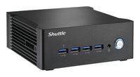 Shuttle Nano PC NA20H2, AMD Ryzen™ 7 255 APU, Radeon780M , 2xHDMI, 2xUSB-C 4.0(DP), 2x2.5Gbit LAN, inkl. VESA 24/7 Dauerbetrieb, inkl. VESA & Stand