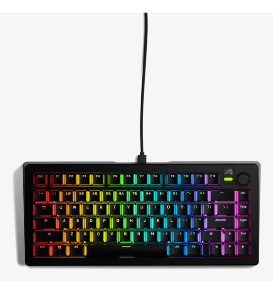 Glorious Gaming GMMK 3 Prebuilt Tastatur USB QWERTY US Englisch Schwarz