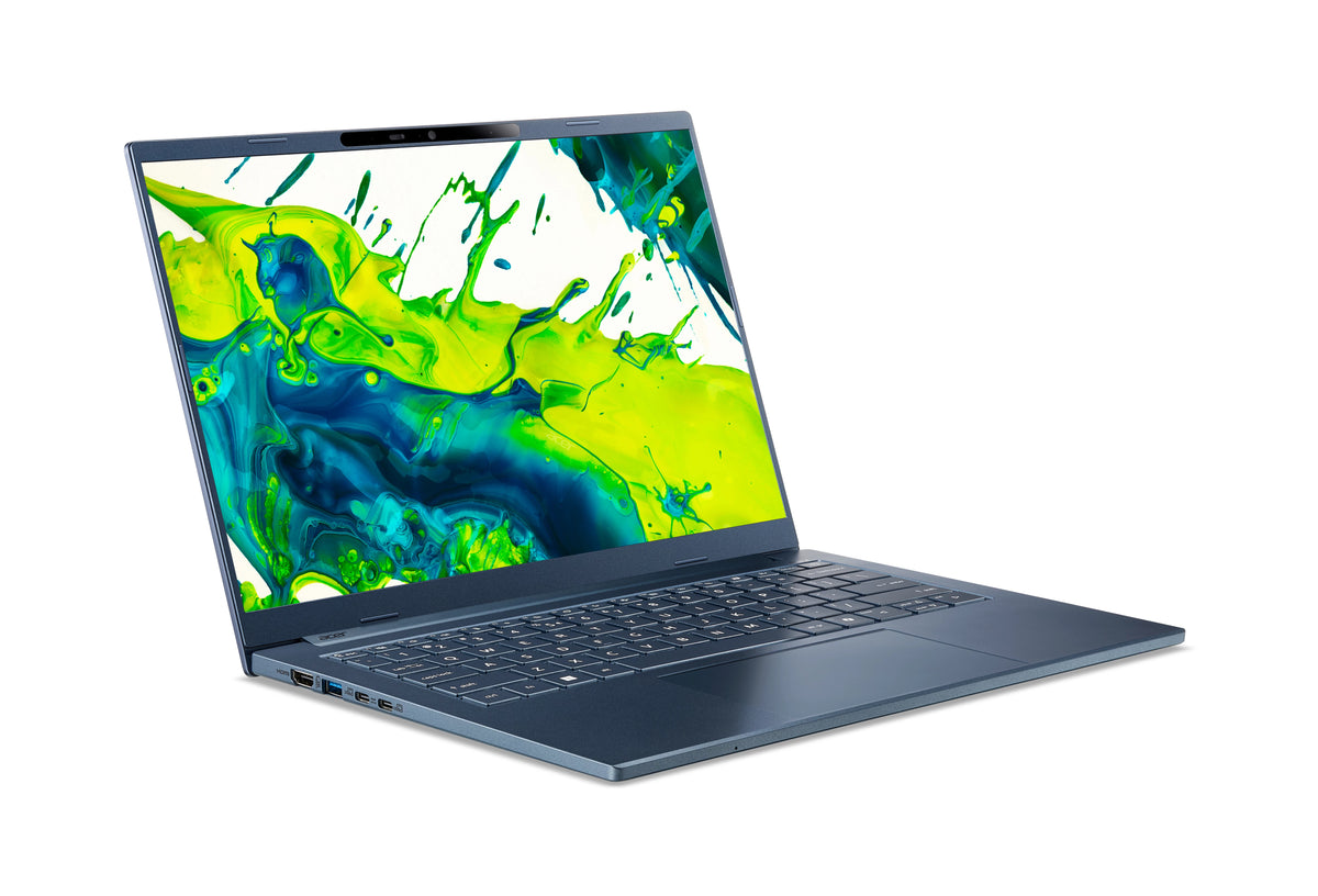 Acer Aspire 14 AI A14-11M-X0Q0 Snapdragon X1-26-100 Laptop 35,6 cm (14") WUXGA 32 GB LPDDR5x-SDRAM 1 TB SSD Wi-Fi 7 (802.11be) Windows 11 Home Blau