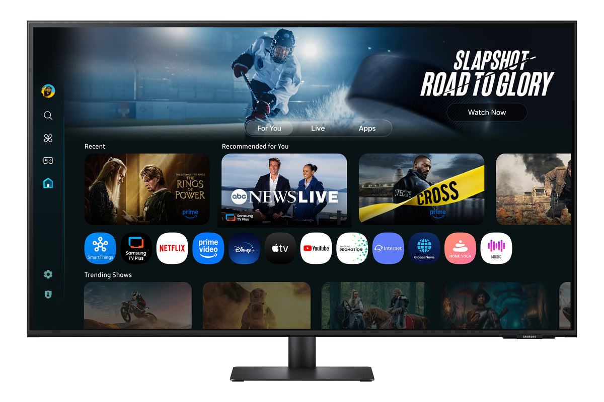 Samsung M7 M70F Computerbildschirm 109,2 cm (43") 3840 x 2160 Pixel 4K Ultra HD LCD Schwarz