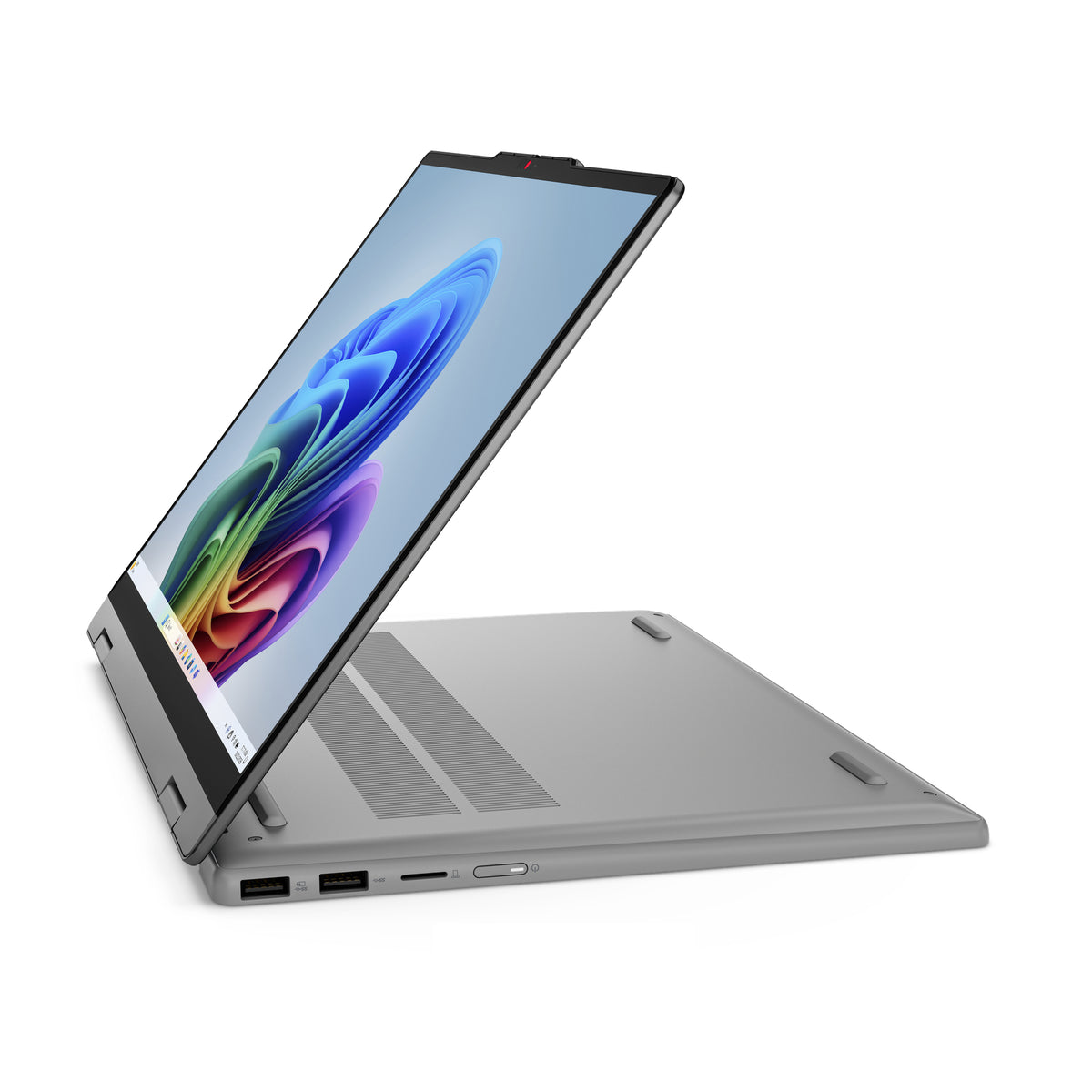 Lenovo IdeaPad 5 2-in-1 14Q8Y11 Copilot+ PC Snapdragon X2P-42-100 Hybrid (2-in-1) 35,6 cm (14") Touchscreen WUXGA 32 GB LPDDR5x-SDRAM 1 TB SSD Wi-Fi 7 (802.11be) Windows 11 Home Grau Deutsch