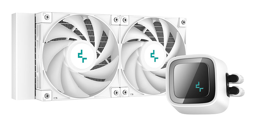 DeepCool LS520 WH Prozessor All-in-One-Flüssigkeitskühler 12 cm Weiß 1 Stück(e)