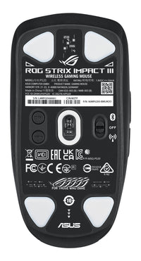 ASUS ROG Strix Impact III Wireless Maus Gaming Beidhändig RF Wireless + Bluetooth Optisch 36000 DPI