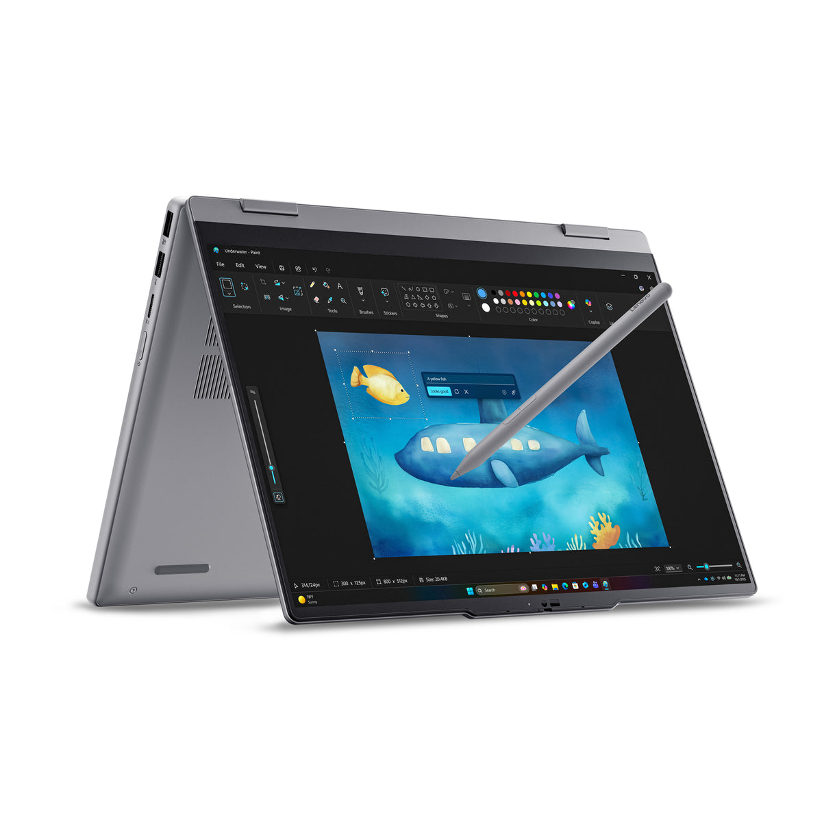 Lenovo ThinkBook 14 2-in-1 G6 IPL Copilot+ PC Intel Core Ultra 7 355 Hybrid (2-in-1) 35,6 cm (14") Touchscreen WUXGA 16 GB DDR5-SDRAM 512 GB SSD Wi-Fi 7 (802.11be) Windows 11 Pro Grau Schweiz