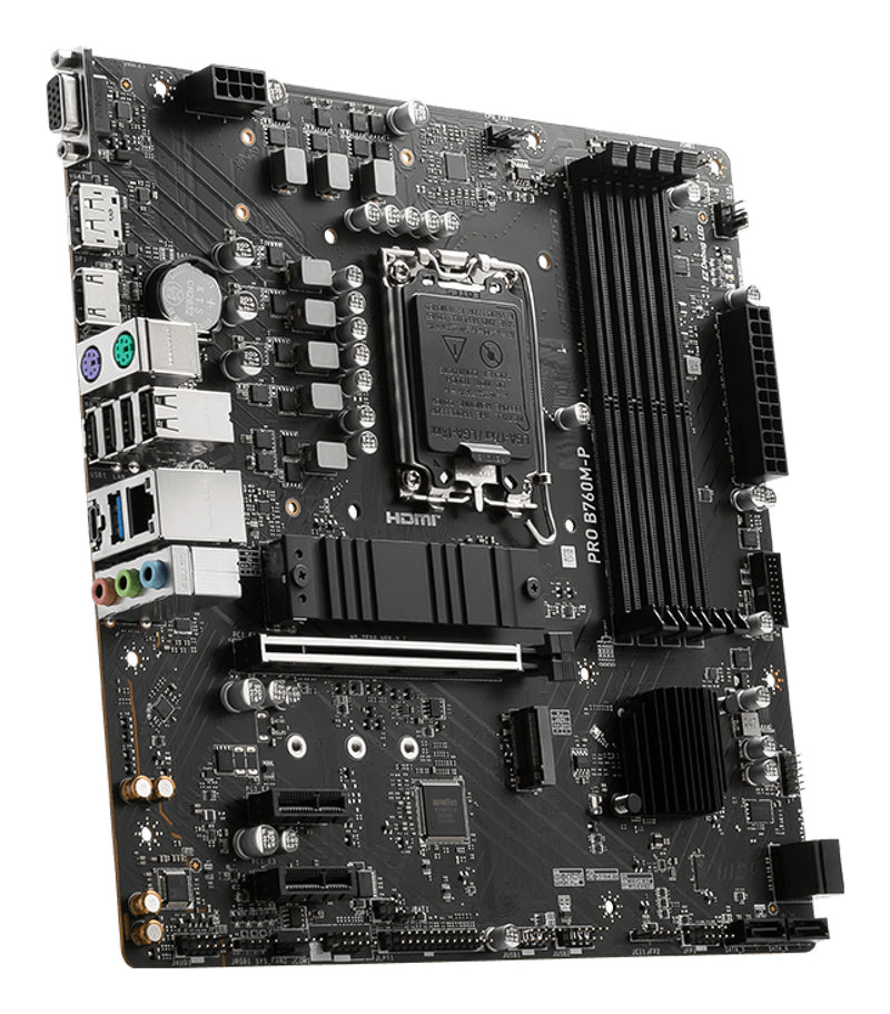 MSI PRO B760M-P Motherboard Intel B760 LGA 1700 micro ATX