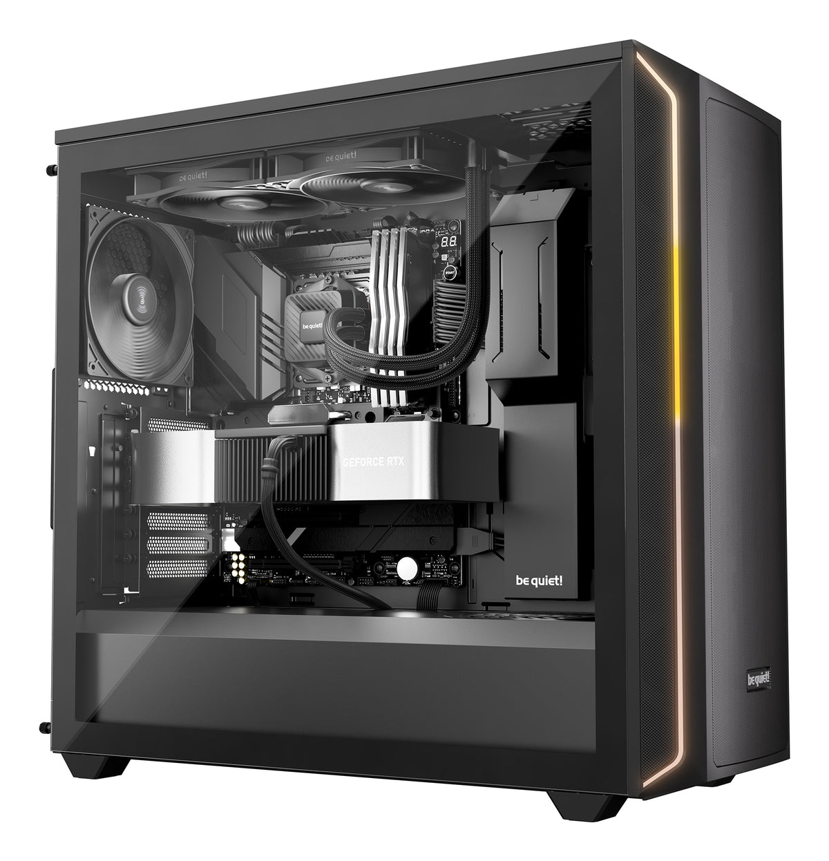 be quiet! PURE LOOP 3 Prozessor All-in-One-Flüssigkeitskühler 14 cm Schwarz