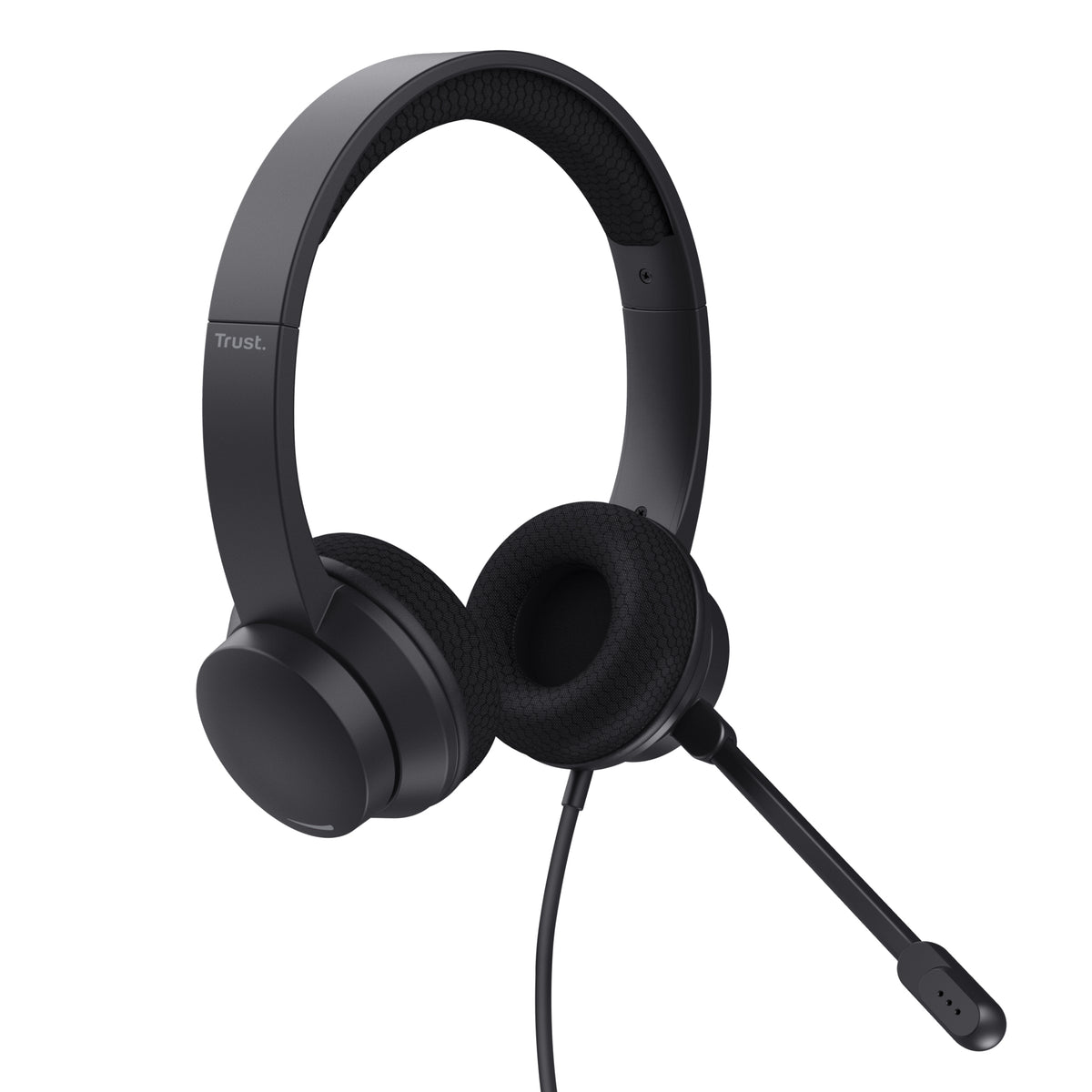 Trust HS-260 Kopfhörer Kabelgebunden Nackenband Büro/Callcenter USB Typ-A Schwarz