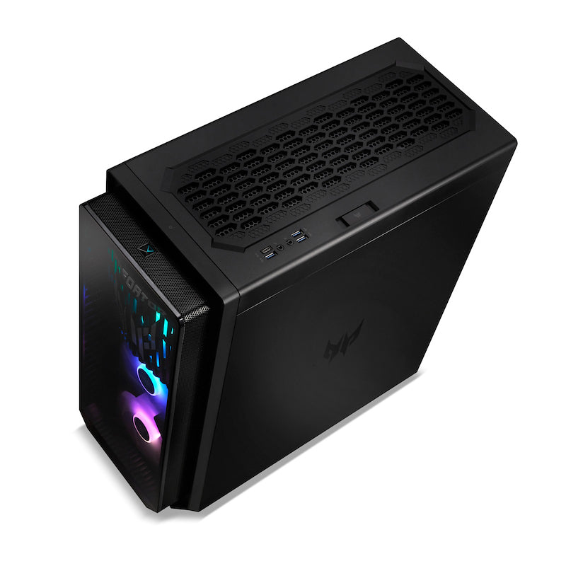 Acer Predator Orion 7000 PO7-660 Intel Core Ultra 7 265KF 32 GB DDR5-SDRAM 2 TB SSD NVIDIA GeForce RTX 5090 Windows 11 Home Desktop PC Schwarz