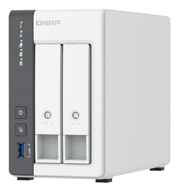 QNAP TS-216G NAS & Speicherserver Tower Cortex-A Cortex-A55 4 GB HDD Weiß