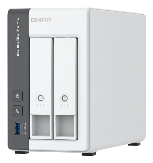 QNAP TS-216G NAS & Speicherserver Tower Cortex-A Cortex-A55 4 GB HDD Weiß