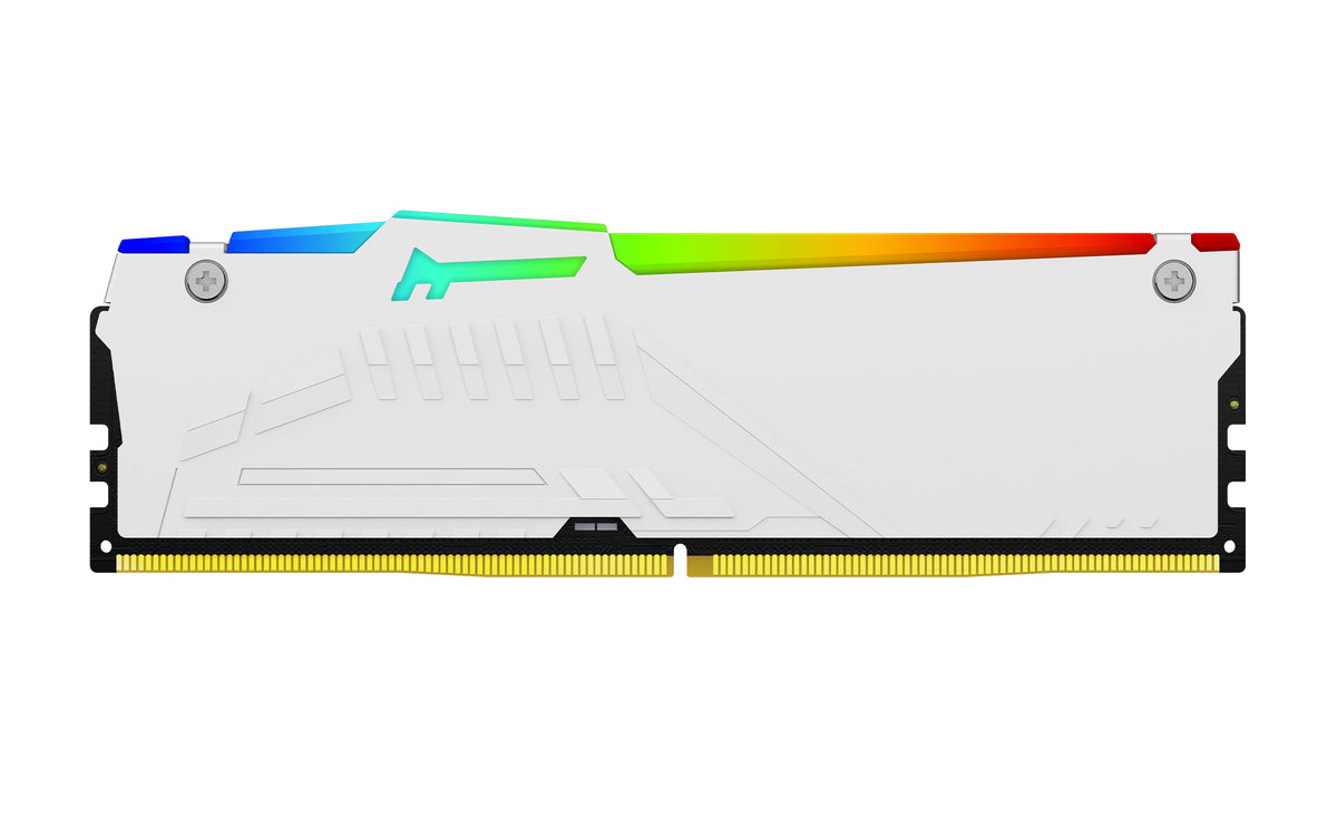 Kingston Technology FURY Beast 32 GB 5200 MT/s DDR5 CL40 DIMM (2er-Kit) White RGB XMP