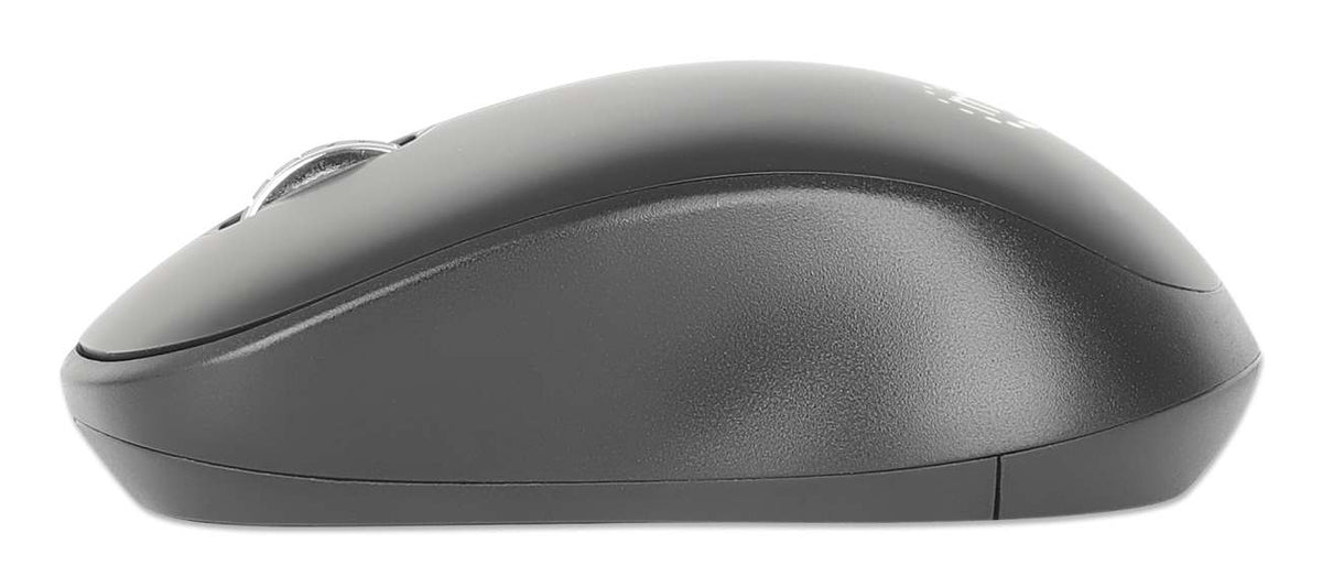 Manhattan 180771 Tastatur Maus enthalten Universal RF Wireless QWERTY Schwarz