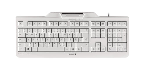 CHERRY KC 1000 SC Tastatur Büro USB QWERTY Nordisch Schwarz