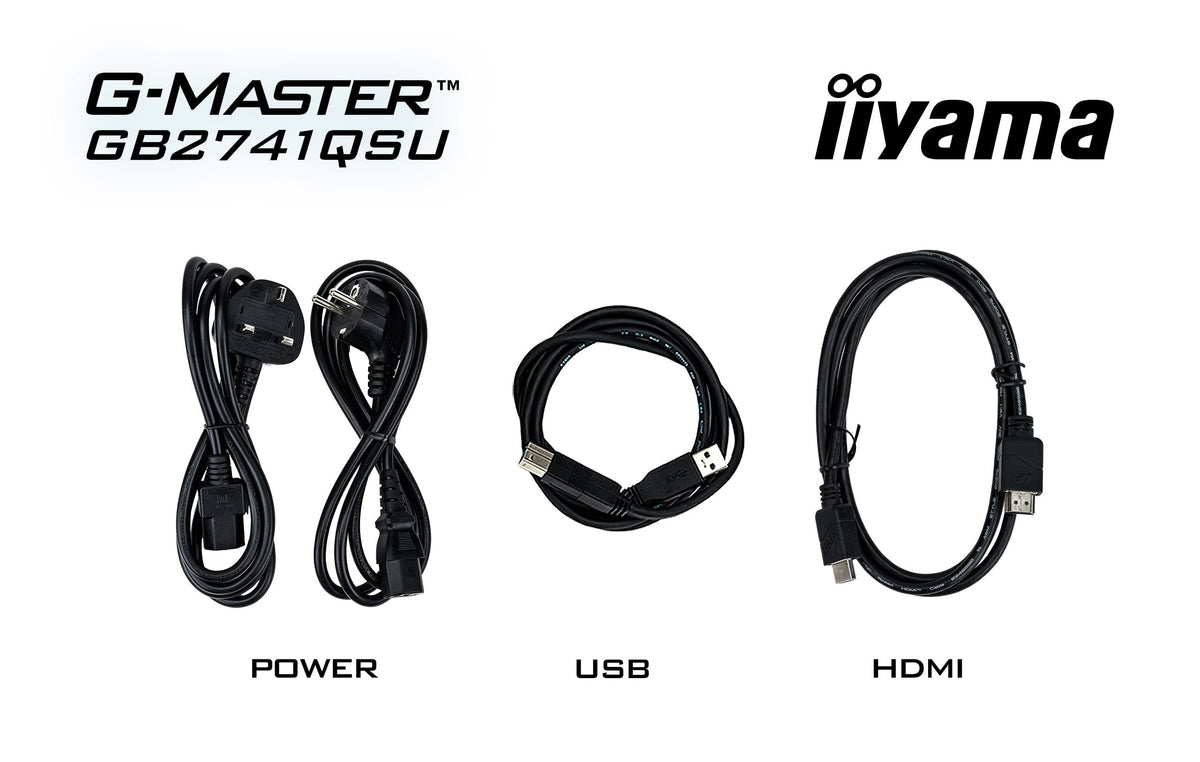 iiyama G-MASTER GB2741QSU-B1 Computerbildschirm 68,6 cm (27") 2560 x 1440 Pixel 4K Ultra HD LED Schwarz